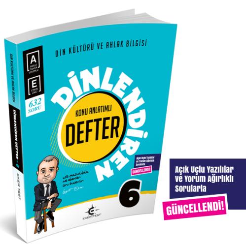 6. Sınıf Dinlendiren Defter (Eker Test)