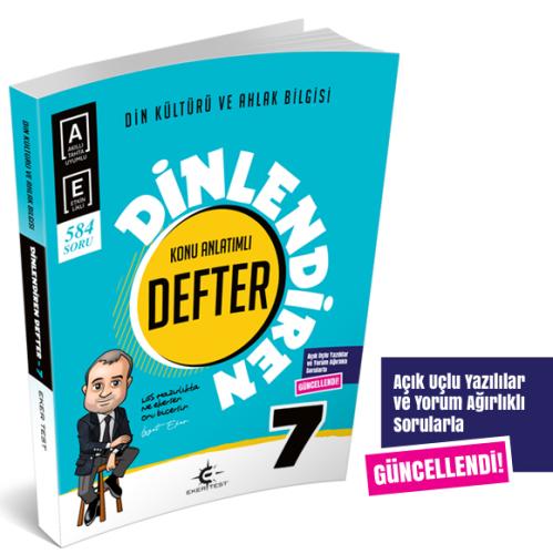 7. Sınıf Dinlendiren Defter (Eker Test)