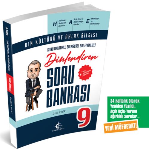 9. Sınıf Dinlendiren Soru Bankası (Eker Test) YENİ MÜFREDAT